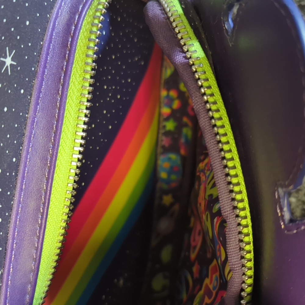Lisa Frank Alien Loungefly Bag Zoomer And Zorbit - Picture 7 of 11